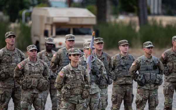 205th Regimental Officer Candidacy School 2023 Phase III OCS Regimental Activation Ceremony