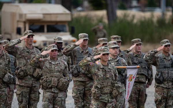 205th Regimental Officer Candidacy School 2023 Phase III OCS Regimental Activation Ceremony