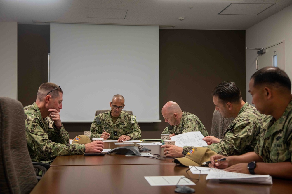 Rear Admiral Guido Valdez, Commander of Naval Medical Forces Pacific, Visits MCAS Iwakuni