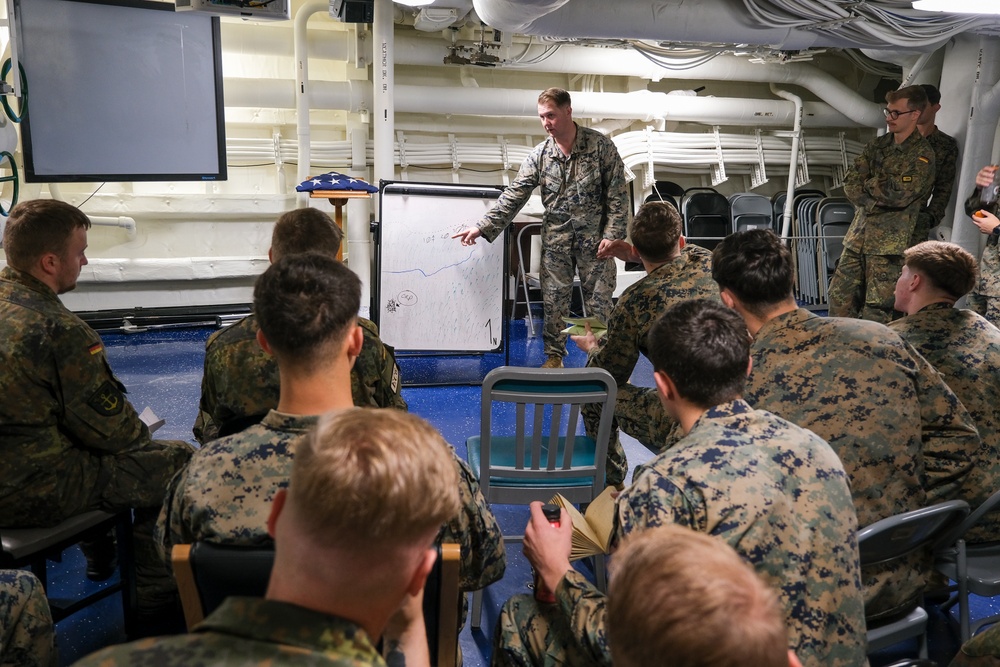 Tactics Class aboard the USS New Orleans during Talisman Sabre 23