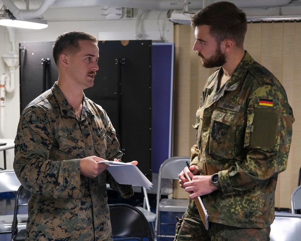 Tactics Class aboard the USS New Orleans during Talisman Sabre 23