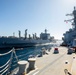 USS Ralph Johnson conducts a replenishment-at-sea with the Japan Maritime Self-Defense Force ship JS Mashu.