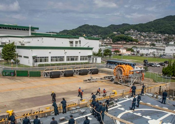 USS Ralph Johnson (DDG 114) pulls into Commander, Fleet Activities Sasebo.