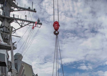 USS Ralph Johnson (DDG 114) pulls into Commander, Fleet Activities Sasebo.