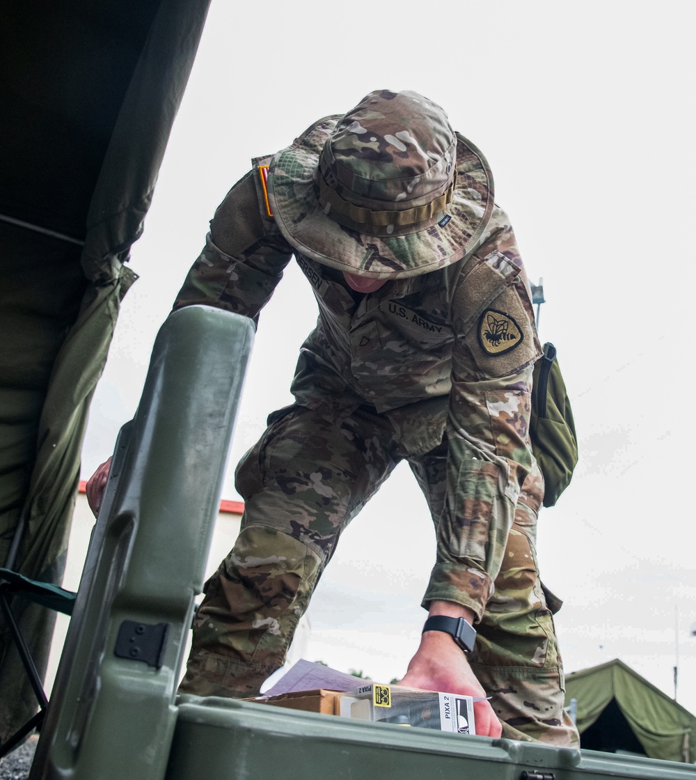 During Talisman Sabre Soldiers of the 144th Area Support Medical Company Establish A Role 2 Medical Center