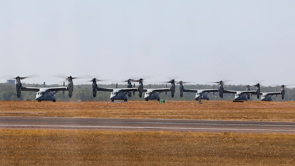 VMGR-352 conducts aerial refueling in support of MRF-D during Talisman Sabre 23