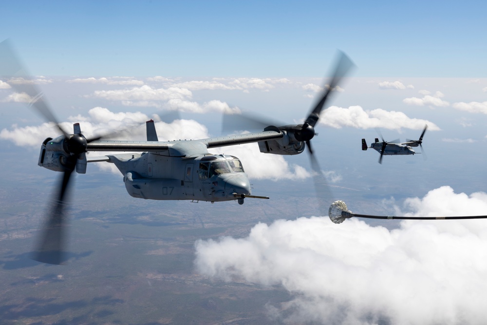 VMGR-352 conducts aerial refueling in support of MRF-D during Talisman Sabre 23