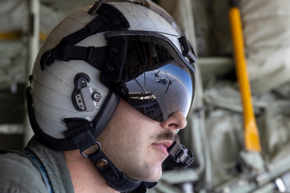 VMGR-352 conducts aerial refueling in support of MRF-D during Talisman Sabre 23