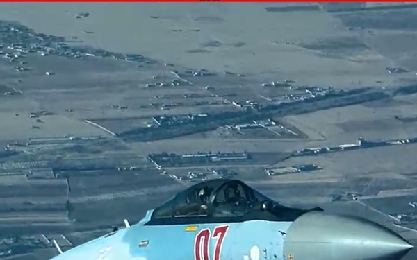 Russian unprofessional behavior over Syria - 23 July 2023