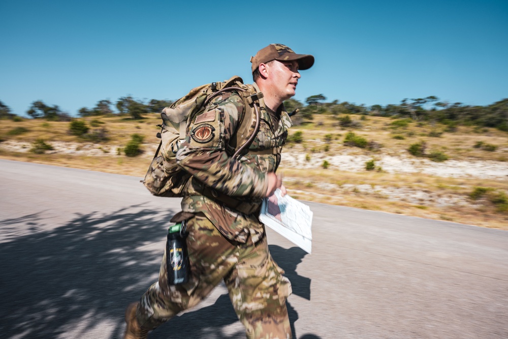 Security Forces test their land navigation skills