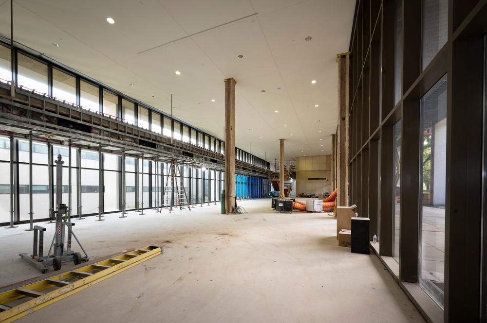 Updated Walter Reed Bldg. 10 Lobby Renovation Project Photos, July 21, 2023