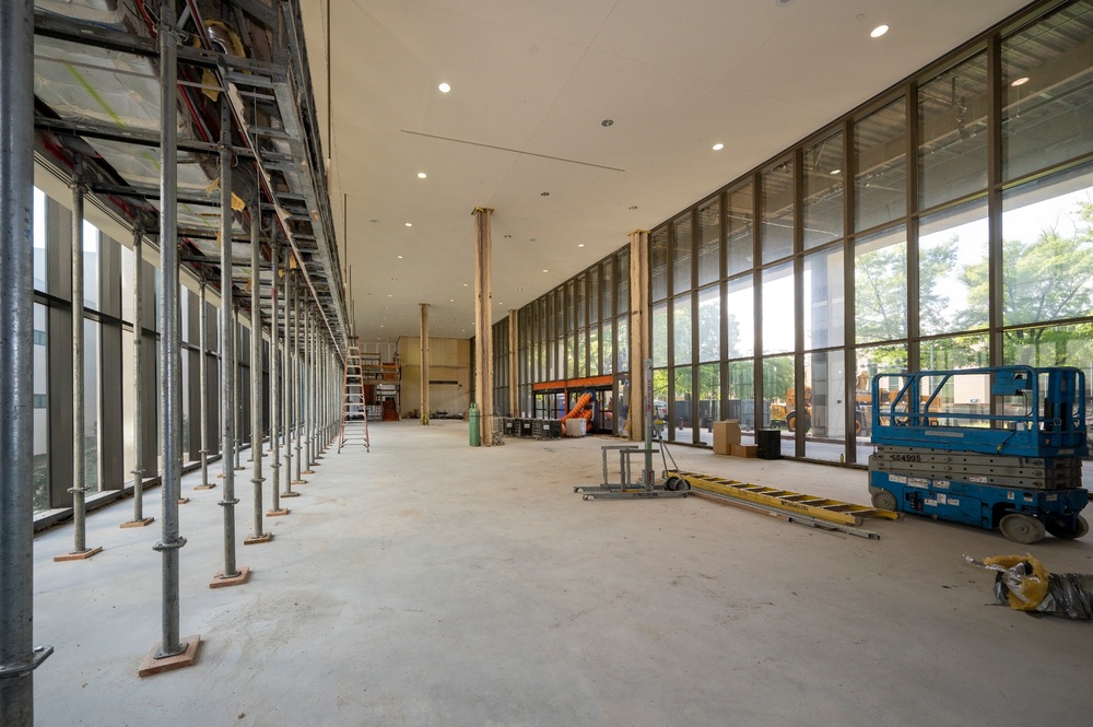 Updated Walter Reed Bldg. 10 Lobby Renovation Project Photos, July 21, 2023