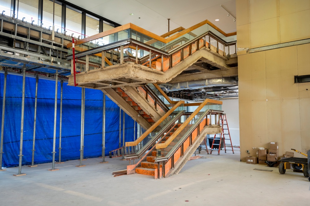 Updated Walter Reed Bldg. 10 Lobby Renovation Project Photos, July 21, 2023