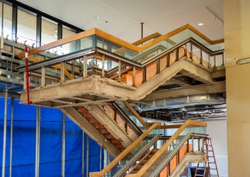 Updated Walter Reed Bldg. 10 Lobby Renovation Project Photos, July 21, 2023