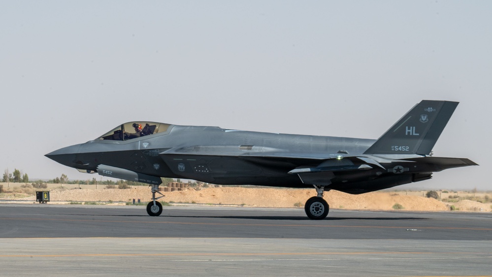 F-35A Lightning IIs arrive in the USCENTCOM area of responsibility