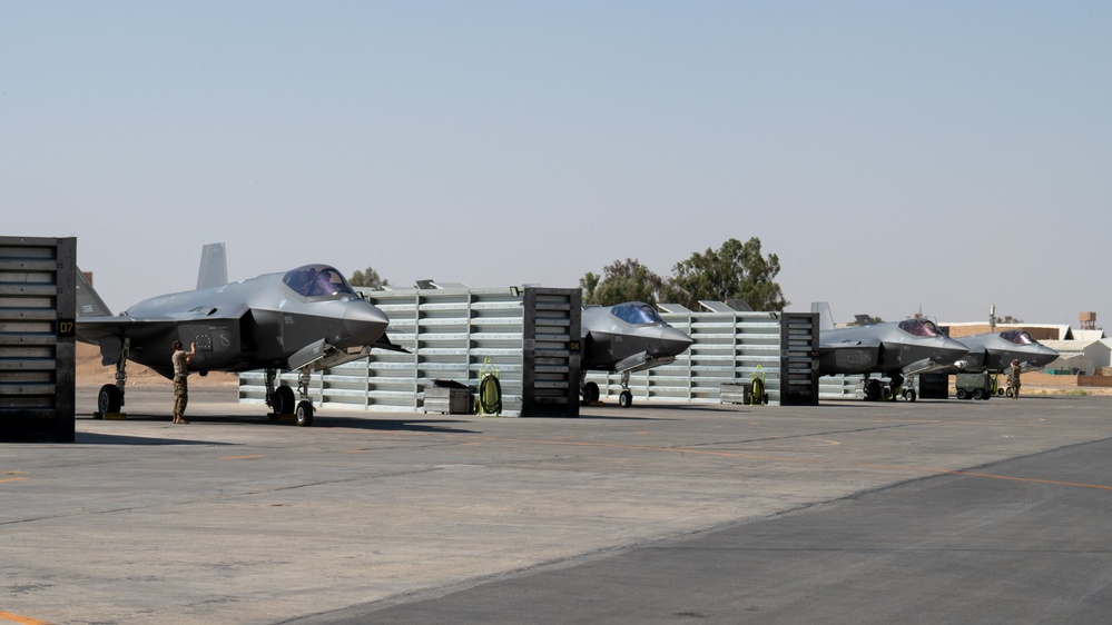 F-35A Lightning IIs arrive in the USCENTCOM area of responsibility