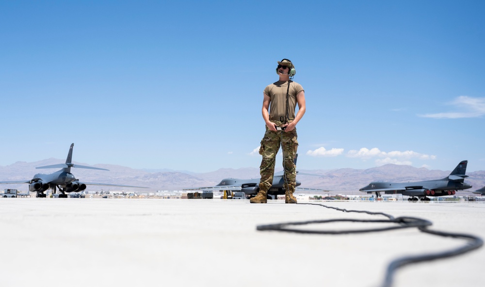 Red Flag Nellis 23-3 B-1B Lancer Takeoff