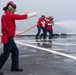 Coast Guard Cutter Healy conducts flight operations training in the Gulf of Alaska