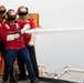 Coast Guard Cutter Healy conducts flight operations training in the Gulf of Alaska