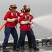 Coast Guard Cutter Healy conducts flight operations training in the Gulf of Alaska