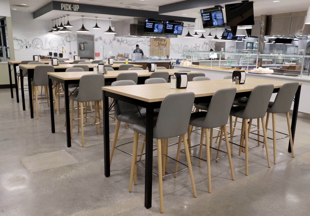 Furnishings makeover at Hunter Army Airfield dining facility improves Soldiers dining experience