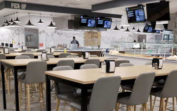 Center's makeover at Hunter Army Airfield dining facility improves Soldier's dining experience