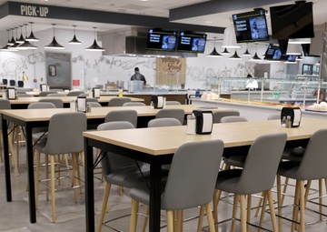 Center's makeover at Hunter Army Airfield dining facility improves Soldier's dining experience