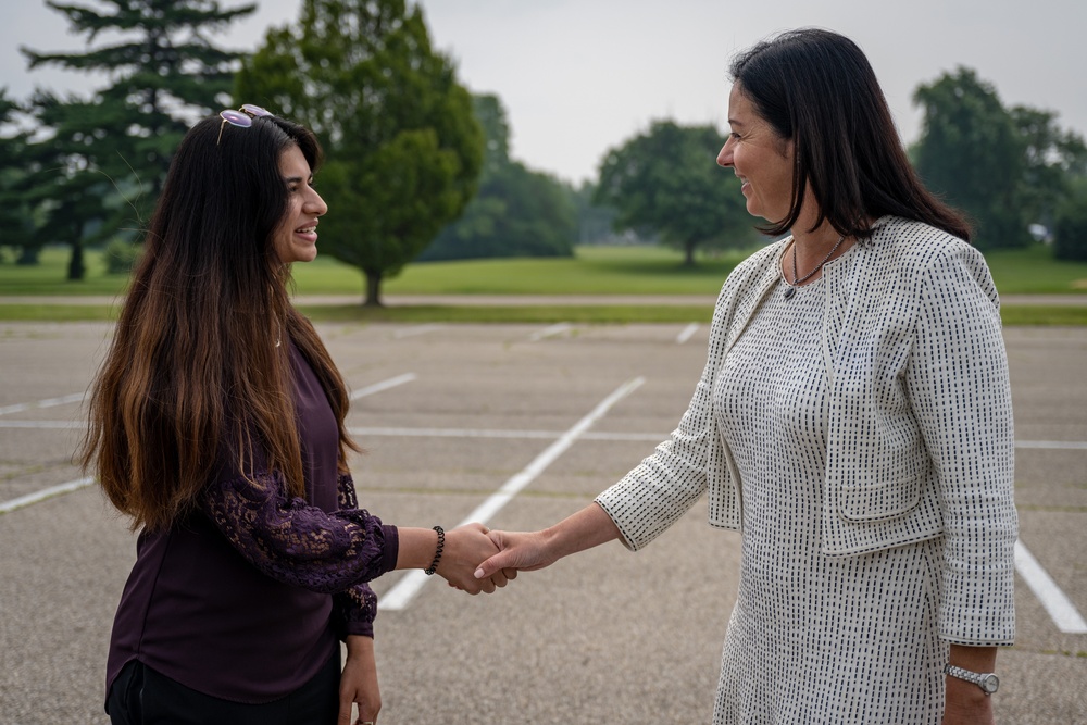 The Hon. Kristyn Jones visits Wright-Patterson AFB