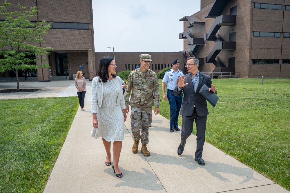 The Hon. Kristyn Jones visits Wright-Patterson AFB