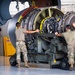 Aerospace propulsion craftsmen replace KC-135 engine