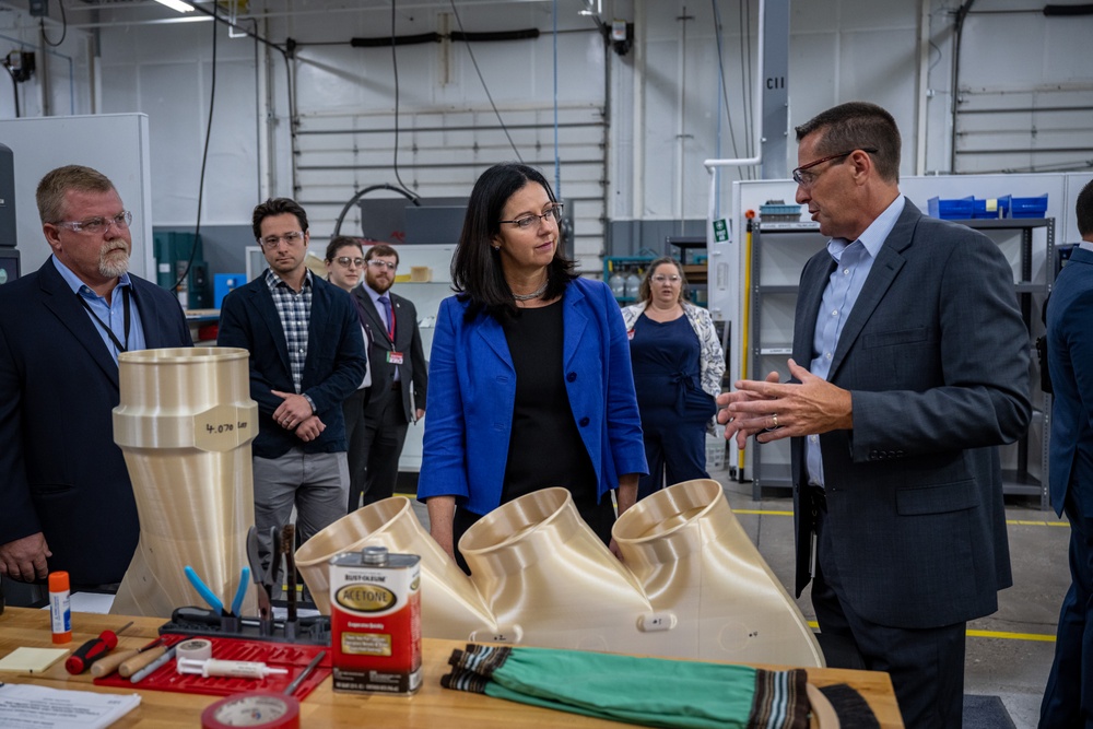 The Hon. Kristyn Jones visits Wright-Patterson AFB