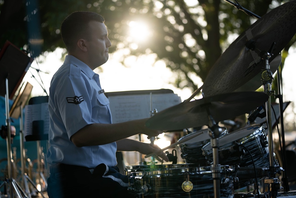 A1C Stephen Morris Drumset