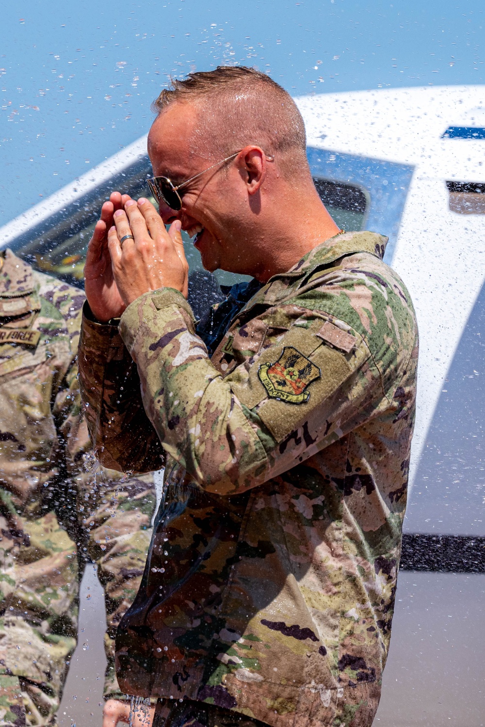 Al-Udeid Airbase bid a fond farewell to the C-21 after 32 years