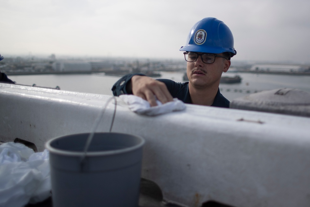 USS Tripoli Maintenance Availability