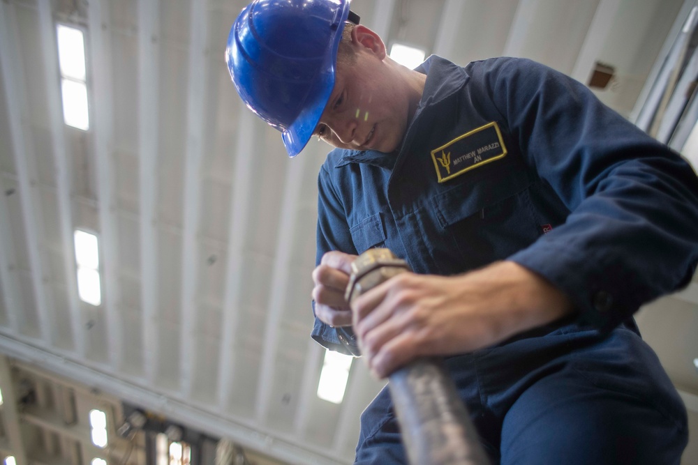 USS Tripoli Maintenance Availability