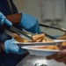 USS Ronald Reagan (CVN 76) Sailors serve Brunch