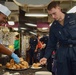 USS Ronald Reagan (CVN 76) Sailors serve Brunch