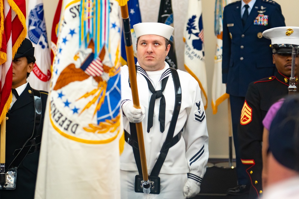 DISA Global Field Command hold change of command ceremony at Scott AFB