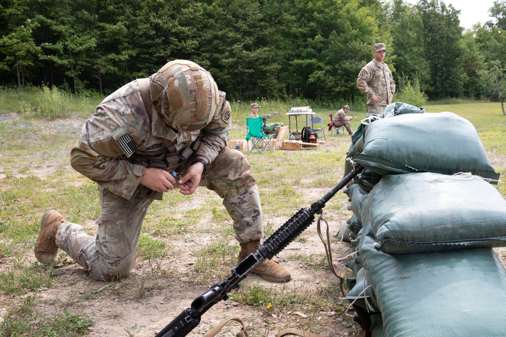 Soldiers from across the XVIII Airborne Corps compete in Best Squad Competition