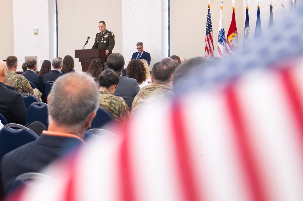 DISA Global Field Command hold change of command ceremony at Scott AFB