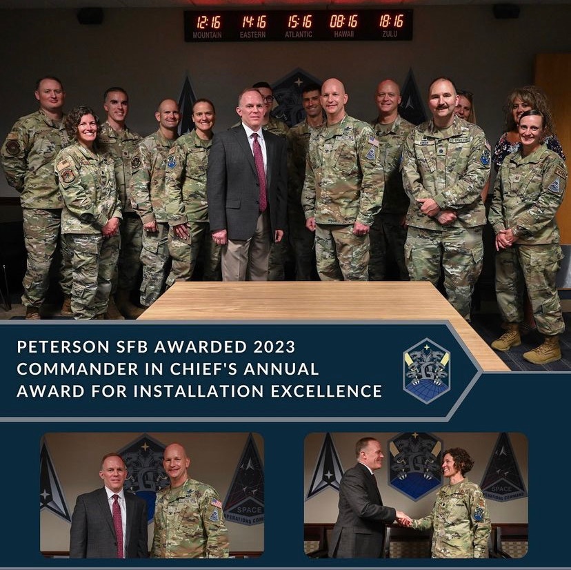 Peterson SFB Awarded 2023 Commander in Chief's Annual Award for Installation Excellence