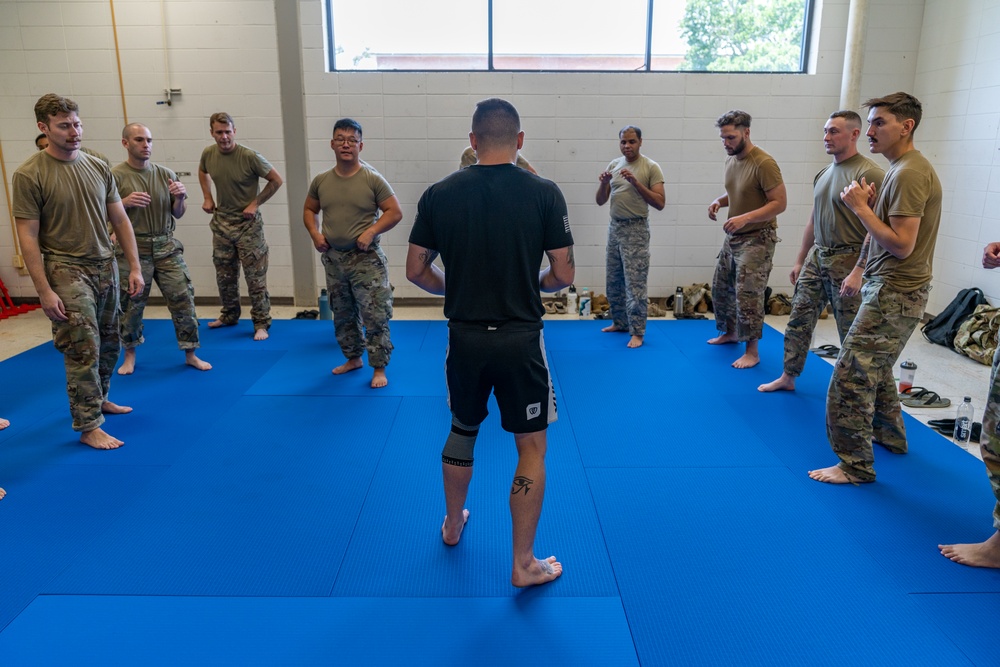 85th EIS unveils new combatives training area