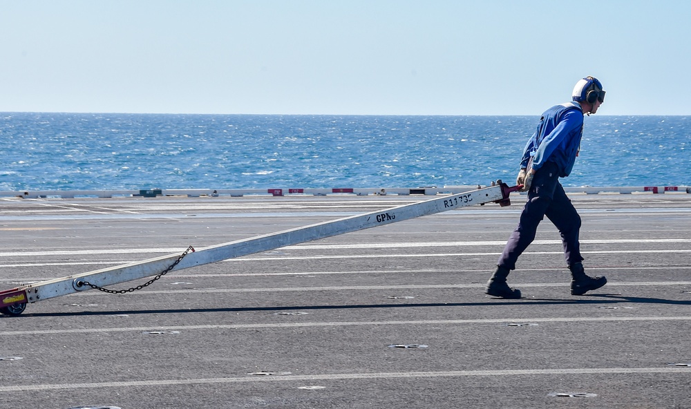 USS Ronald Reagan (CVN 76) conducts flight operations in support of Talisman Sabre 23