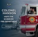 Colonel Hanson Visits the Schriever Fire Department