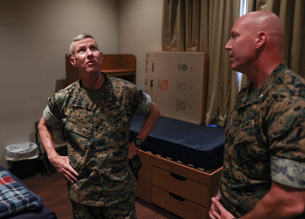 Assistant Commandant of the Marine Corps Visits Camp Lejeune