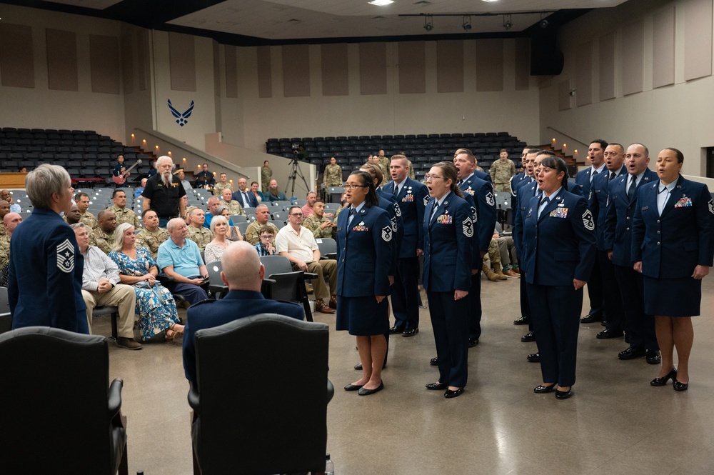 Chief Master Sgt. Casy Boomershine retires