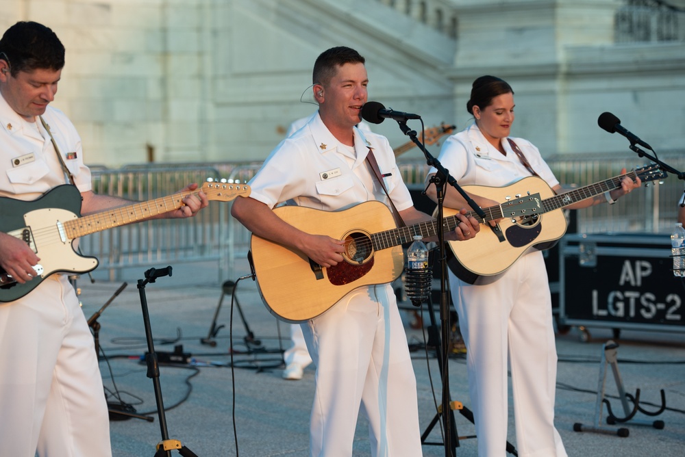 U.S. Navy Band Country Current performs at U.S. Capitol