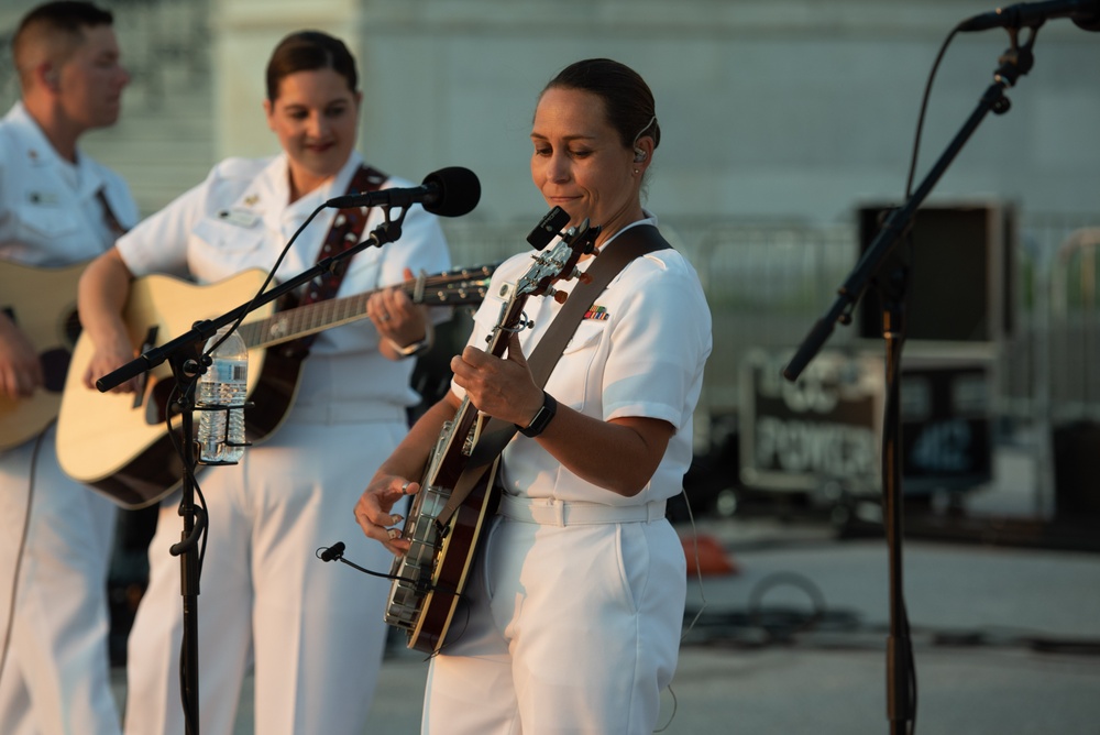 U.S. Navy Band Country Current performs at U.S. Capitol