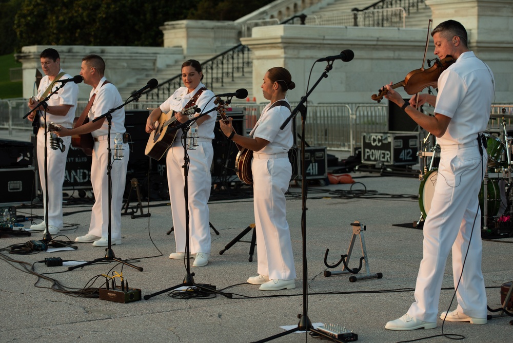 U.S. Navy Band Country Current performs at U.S. Capitol