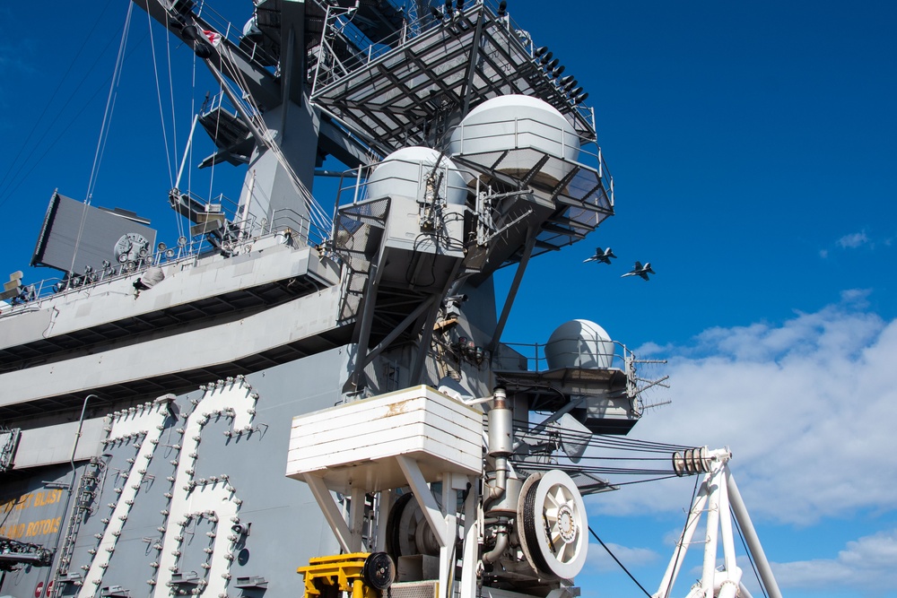 USS Ronald Reagan (CVN 76) conducts flight operations in support of Talisman Sabre 23